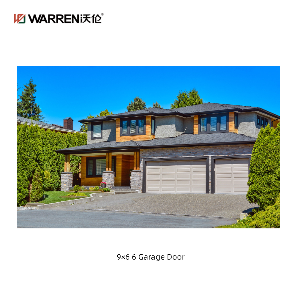 Warren 9x6 6 Automatic Garage Door With Garage Glass Window
