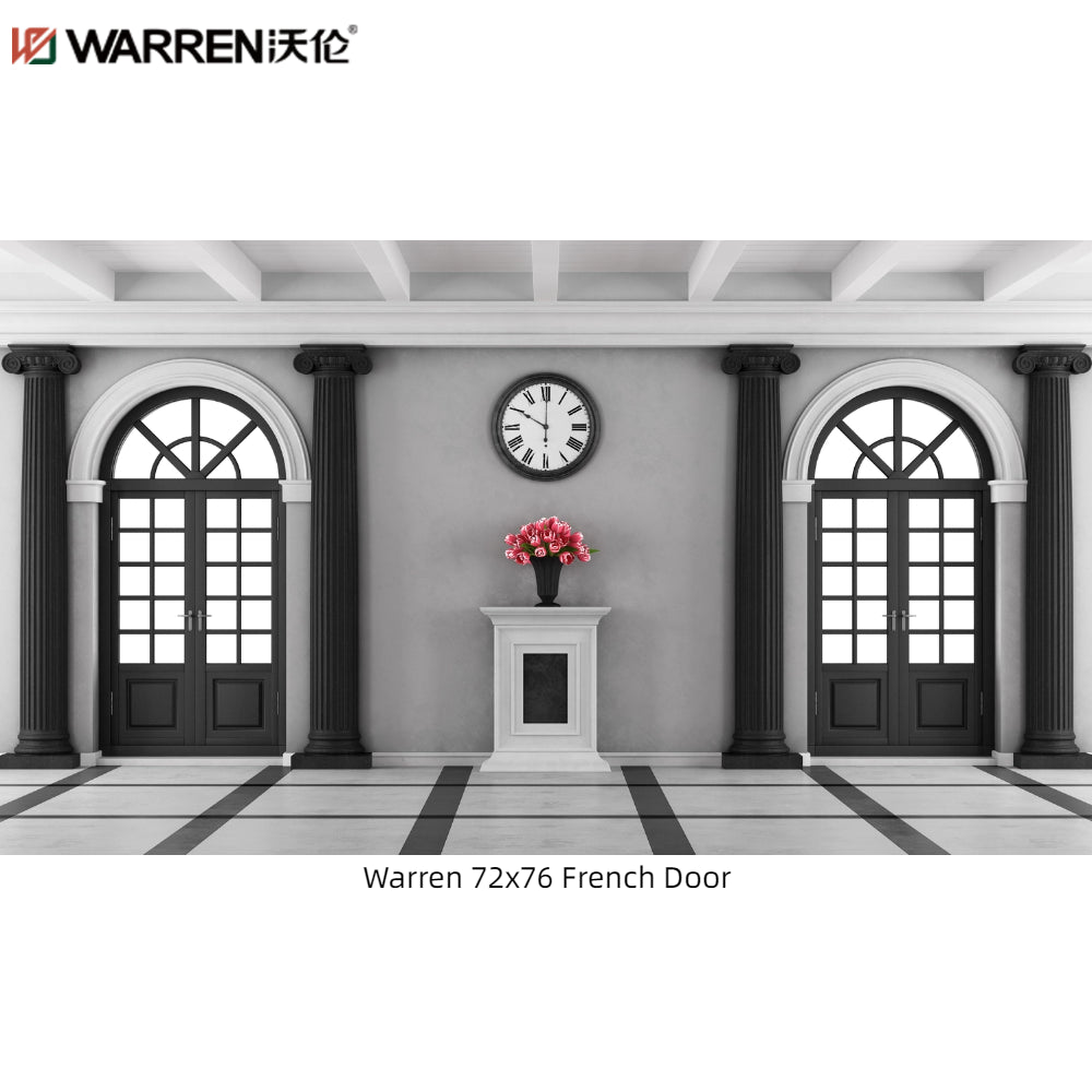 Warren 72x76 Small French Doors Interior With Modern Interior Glass Double Doors
