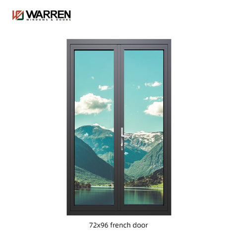 Warren 72x96 White French Doors Interior Large Internal French Doors