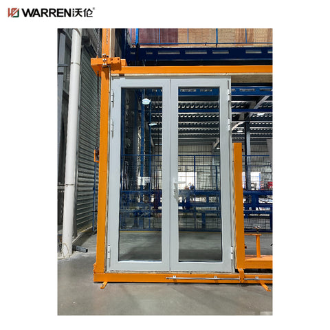 Warren 36 inch Interior Glass French Doors With Indoor Glass Double Doors