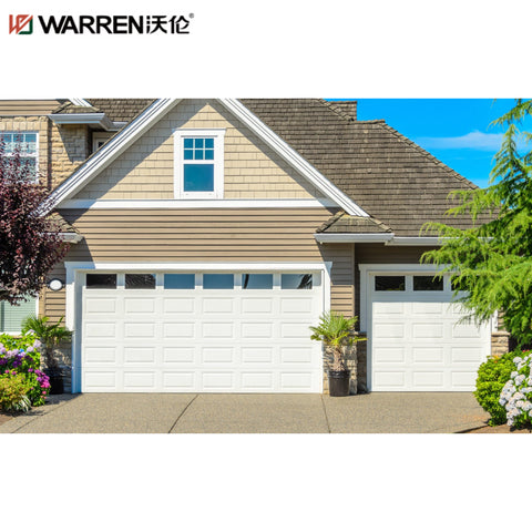Warren 12x18 Garage Door Garage Panel With Windows 4 Panel Garage Door With Windows Electric