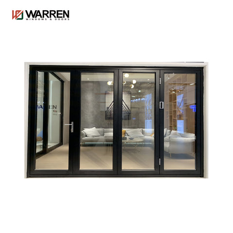 Factory Hot Sales Modern Design Soundproof Bi-Fold Door Glass Aluminum Doors