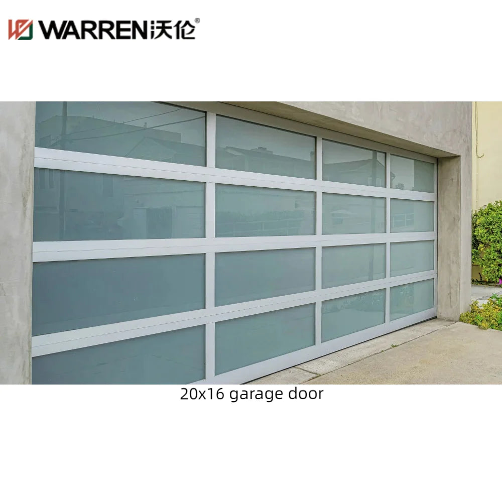 Warren 20x16 Garage Door Glass Garage Door Prices Single Garage Door With Windows