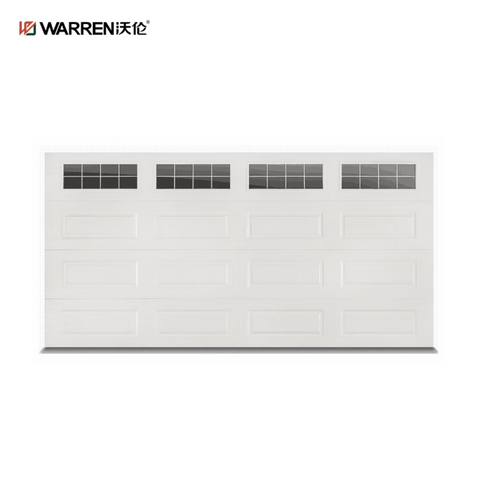 Warren 9x9 Garage Door Electric Black Garage Door With Windows