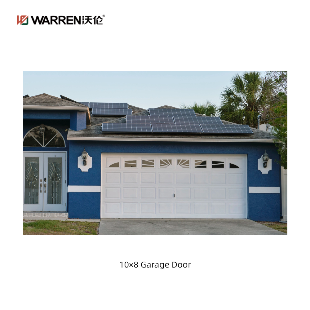 Warren 10x8 Glass Garage Door With Automatic Folding Garage Doors