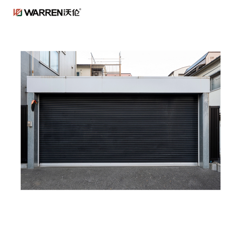 Warren 10x16 Electric Garage Roller Door With Windows for House