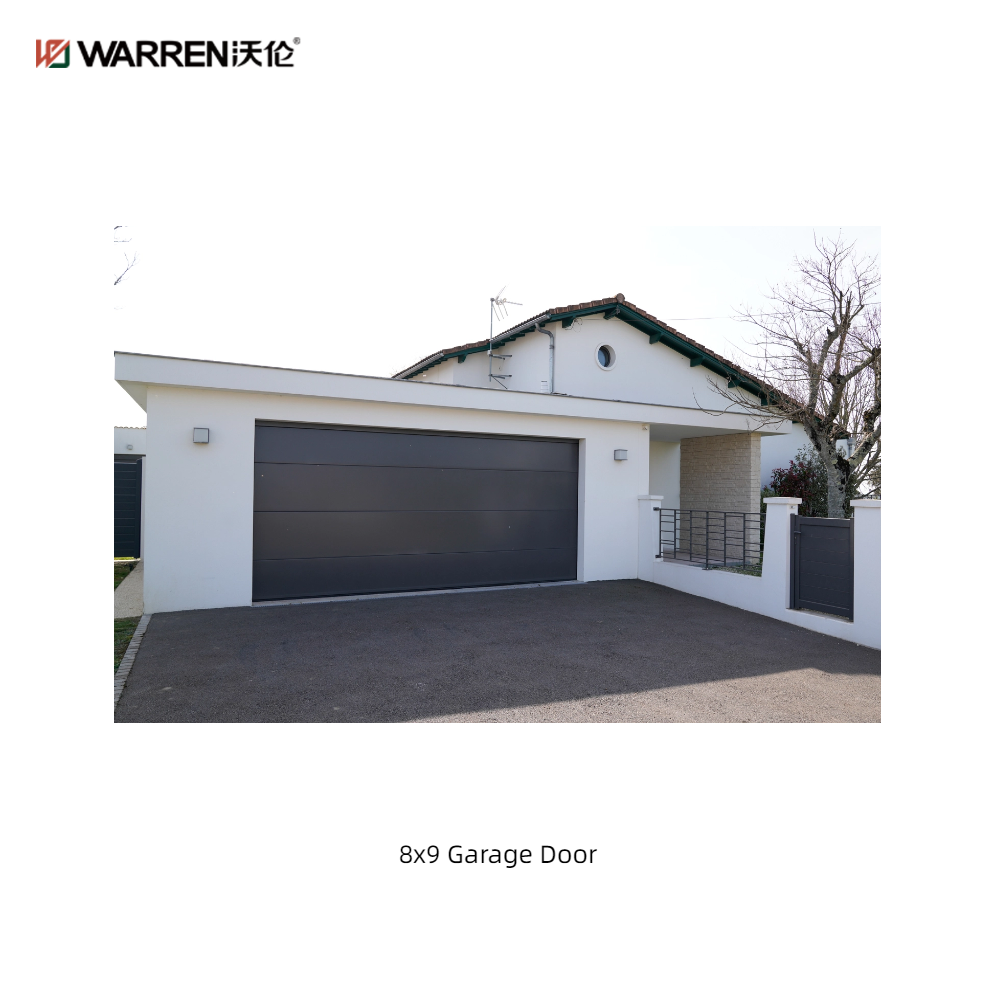 Warren 8x9 Aluminium Glass Garage Doors Double Garage Electric Door
