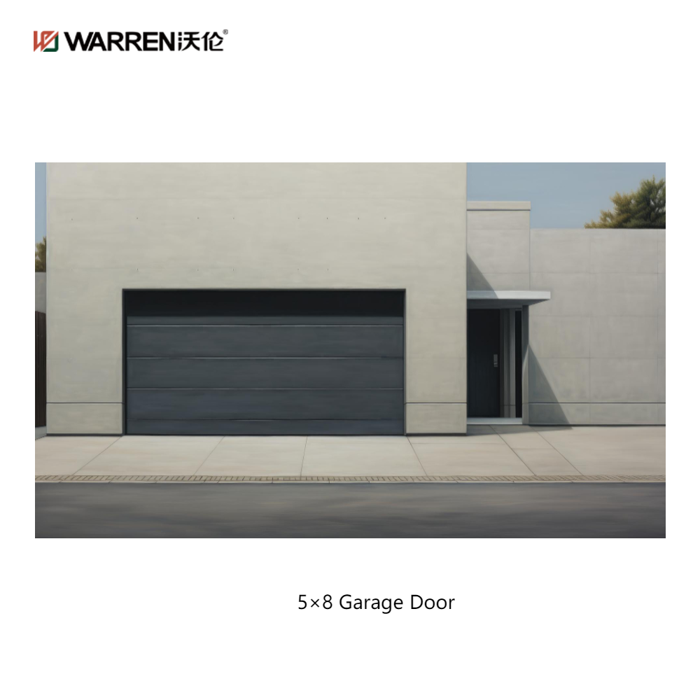 Warren 5x8 Clear Panel Garage Doors With Garage Side Windows