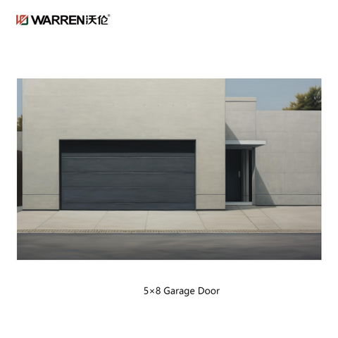 Warren 5x8 Clear Panel Garage Doors With Garage Side Windows