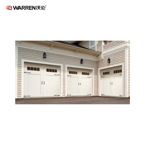 Warren 7x9 Garage Door With Windows on Side for Patio
