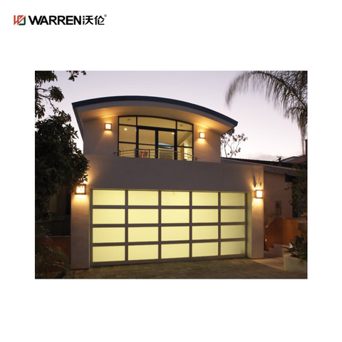 Warren 7x14 Black and Glass Garage Door Garage Window Insert