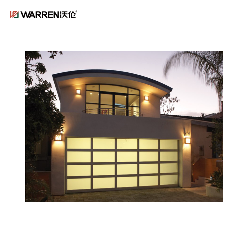 Warren 10x16 Electric Garage Roller Door With Windows for House