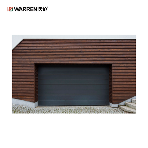 Warren 10x10 Automatic Double Garage Door With Windows for Home