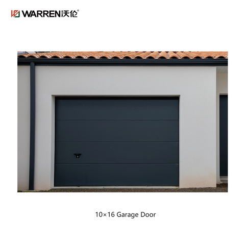 Warren 10x16 Electric Garage Roller Door With Windows for House