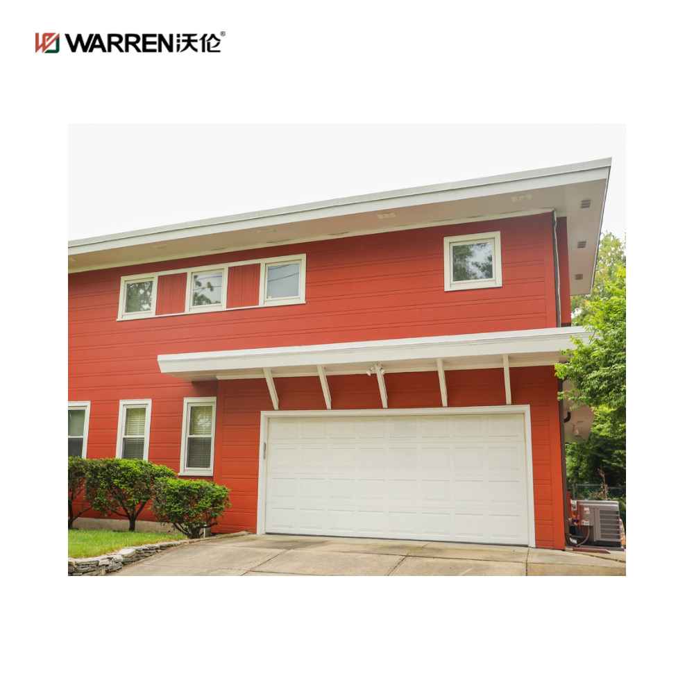 Warren 10x15 Black Garage Door With Side Windows for House