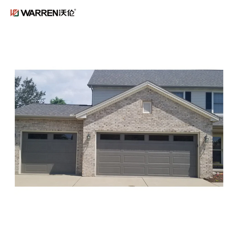 Warren 10x8 Glass Garage Door With Automatic Folding Garage Doors