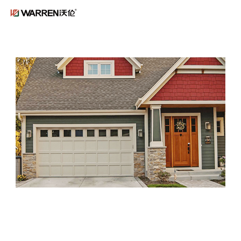 Warren 8x9 Aluminium Glass Garage Doors Double Garage Electric Door