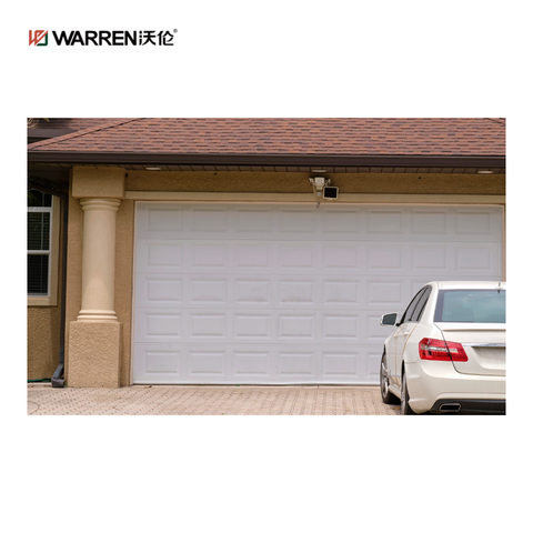 Warren 6 6x9 New Black Garage Door With Aluminum Roller Door