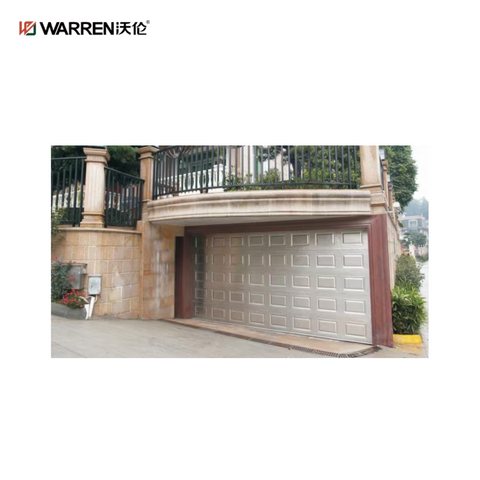 Warren 10x12 Aluminium Single Garage Doors With Side Windows for House