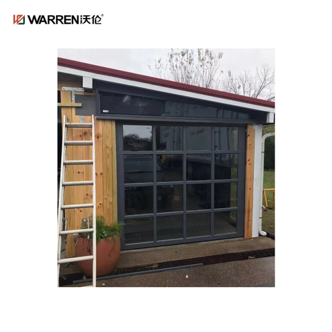 Warren 10x11 Smart Garage Roll Up Door With Side Windows