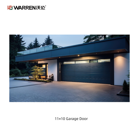 Warren 11x10 Garage Doors With Windows on the Side for Home