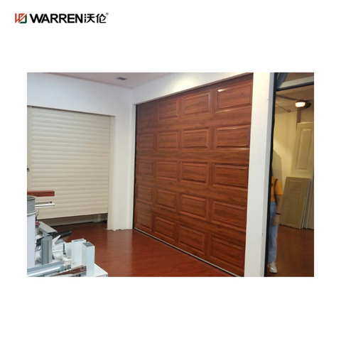 Warren 9x11 Modern Black Garage Doors With Windows Auto Roll Up Door