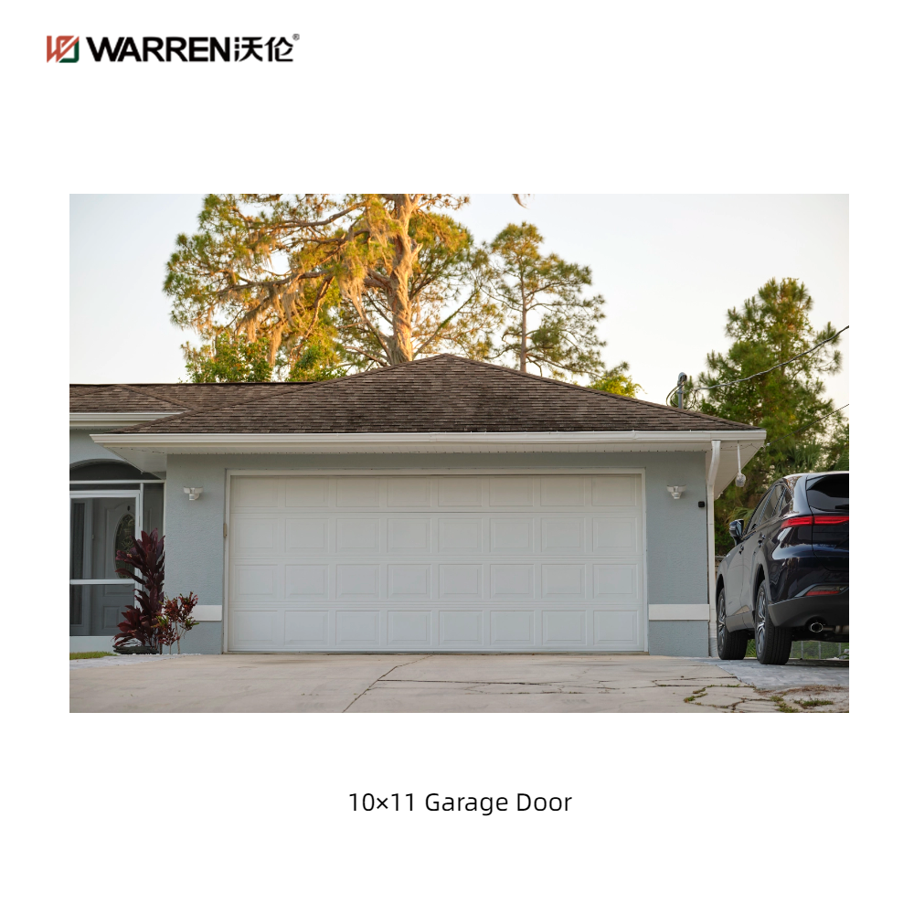 Warren 10x11 Smart Garage Roll Up Door With Side Windows