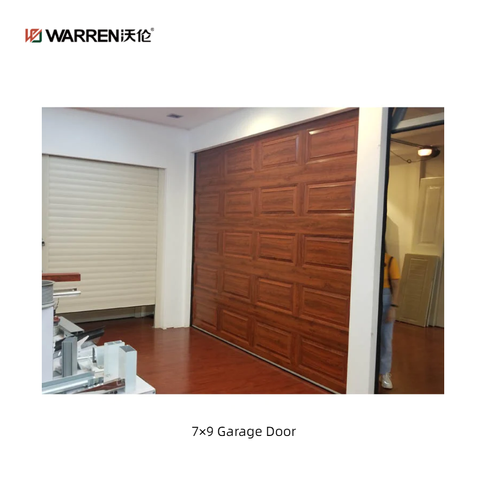 Warren 7x9 Garage Door With Windows on Side for Patio