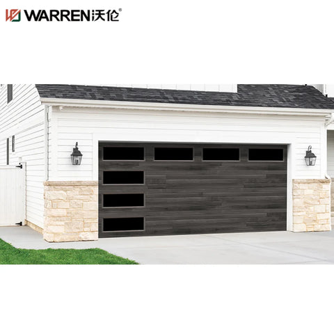 Warren Garage Doors 16'x8' Temporary Garage Door Used Garage Doors For Sale Black Luxury