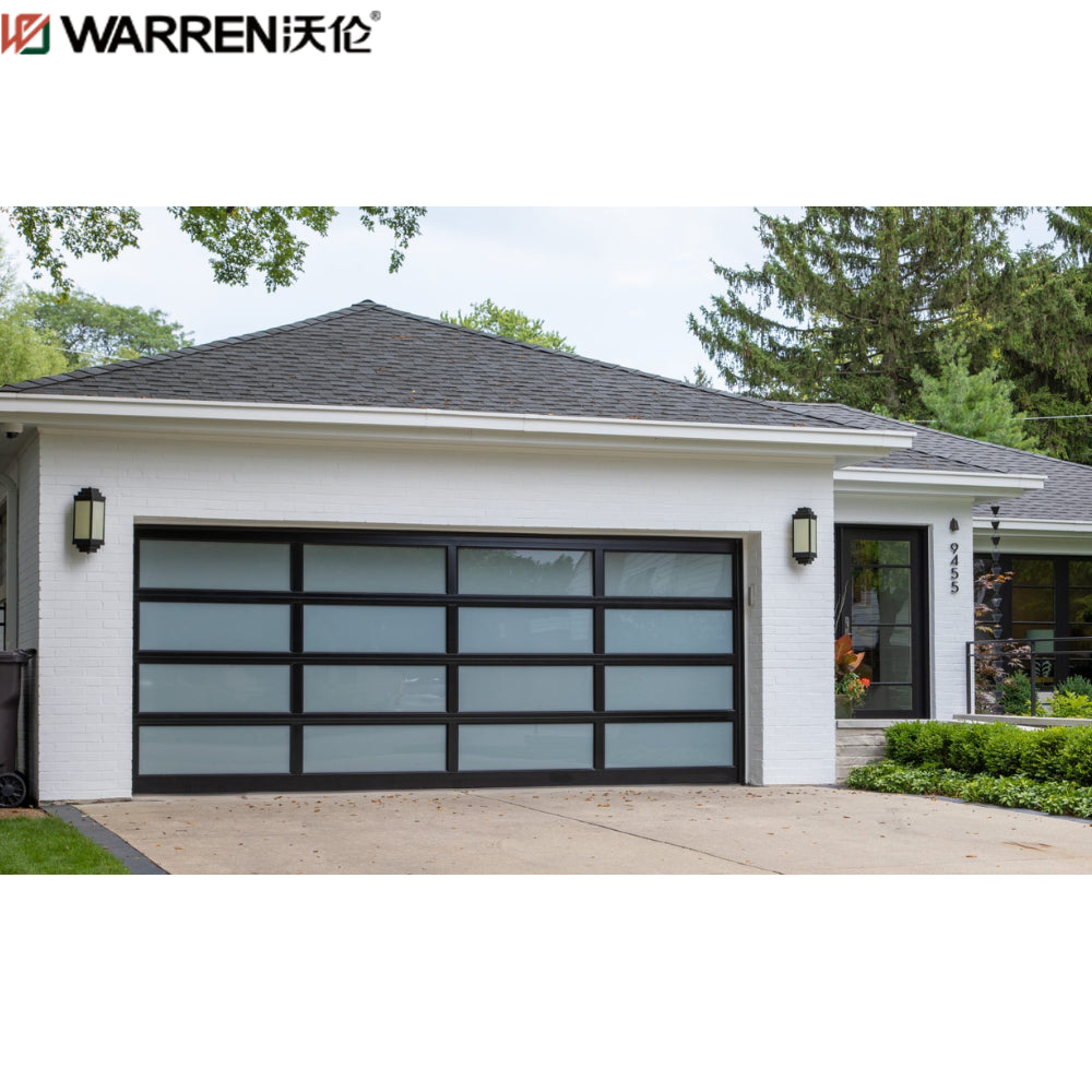 Warren 15x8 Stained Glass Garage Doors Passing Door Commercial Glass Garage Doors Prices