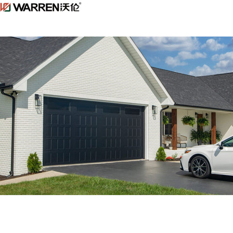 Warren 14x7 Garage Door Top Panel With Windows Small Garage Door With Windows Black Garage Door Windows