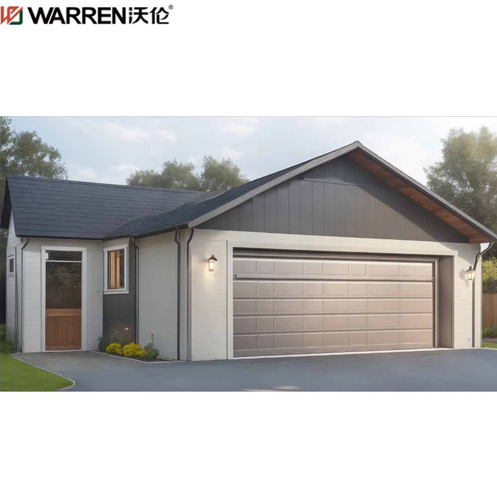 Warren 16x9 Smart Garage Door Automatic Garage Door Closer Automatic Roller Door Garage For Homes