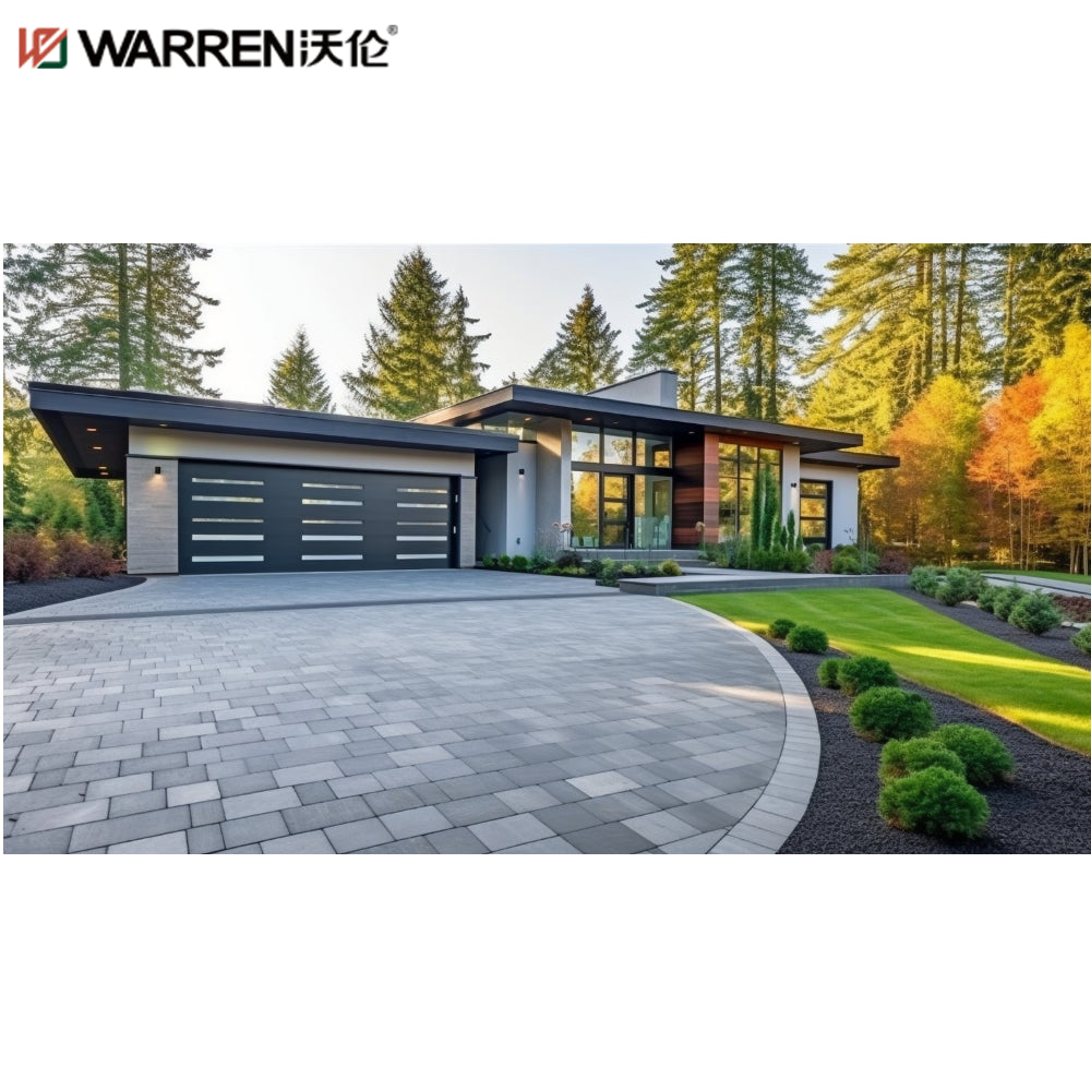 Warren 12x16 Garage Door Thermal Garage Door Windows Garage Door Glass Panel Electric Steel Modern