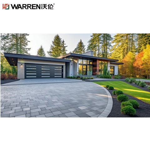 Warren 12x16 Garage Door Thermal Garage Door Windows Garage Door Glass Panel Electric Steel Modern