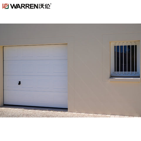 Warren 12x13 Garage Door Accordion Garage Door Temporary Garage Door Steel Aluminum Modern