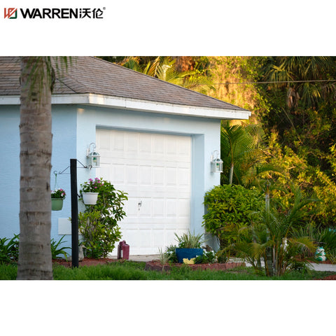 Warren 12x13 Garage Door Accordion Garage Door Temporary Garage Door Steel Aluminum Modern