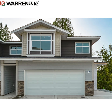 Warren 15x10 Garage Door With Black Hardware White Farmhouse With Black Garage Doors Black Garage Entry Door