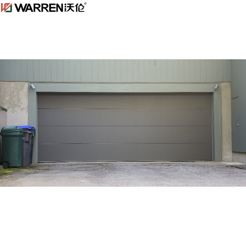 Warren 8x6 5 Black Tinted Glass Garage Door Two Car Garage Door With Windows Modern Garage Doors For Sale