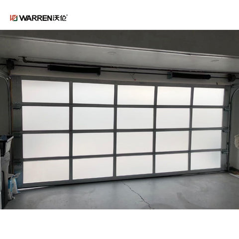 Warren 12x16 Garage Door Thermal Garage Door Windows Garage Door Glass Panel Electric Steel Modern