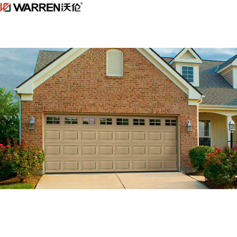 Warren 8x6 5 Black Tinted Glass Garage Door Two Car Garage Door With Windows Modern Garage Doors For Sale
