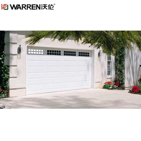 Warren 8x7 Garage Door With Windows 8 ft Garage Door Window Glass Modern Insulated Automatic