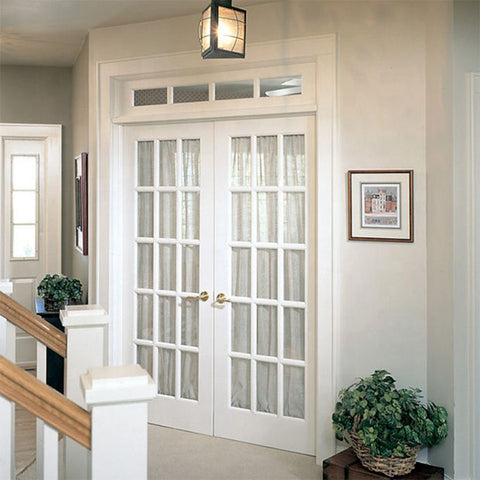 Warren China 6060-T6 aluminum extrusion french door patio glazed windows for sale
