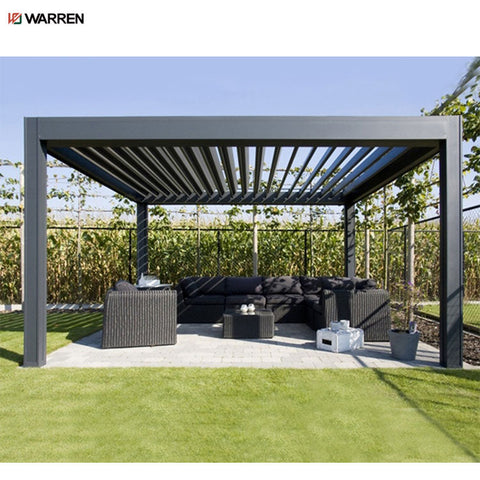 Warren America style 8x8 automatic aluminum pergola