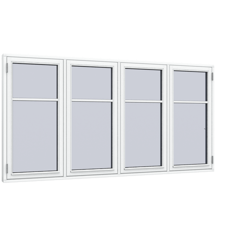 Warren Double glazed aluminium 3 tracks sliding window aluminum windows