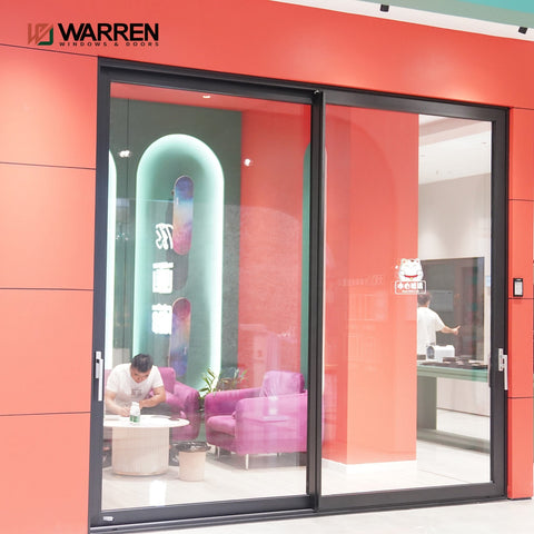 Warren Apartment House Lift Sliding Door System Terrace Aluminum Glass Sliding Doors For Sales