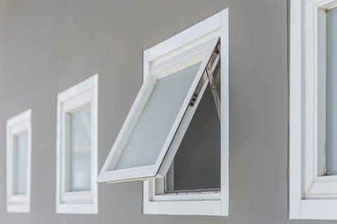 Warren California Modern Standard Size Custom Swing Bathroom villa home manual aluminum awning window