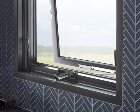 Warren China Factory Awning window Good cost performance Thermal Break Aluminum tempered glass window