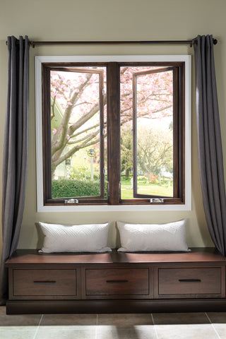 Warren Energy saving thermal break profile double glazed casement windows aluminum tilt and turn window