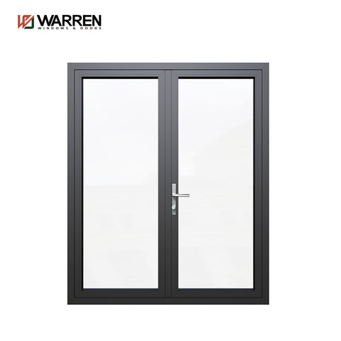 Swing Door Exterior Narrow Thin Aluminium Frame Casement Doors Entry Door