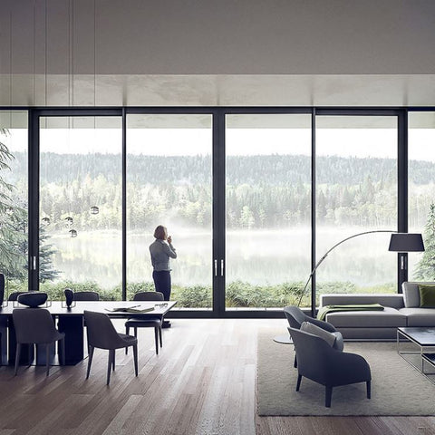 Warren Sound Proof Thermal Break Double Glazed Glass Aluminum Sliding Door for House Patio